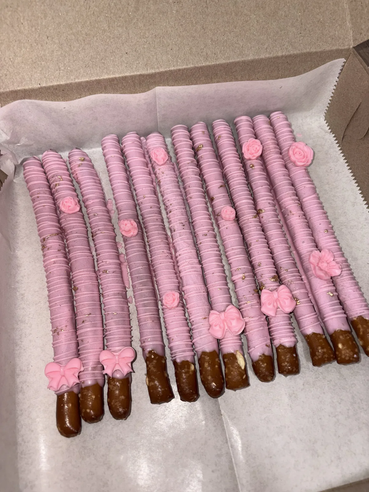 Pretzels cubiertos