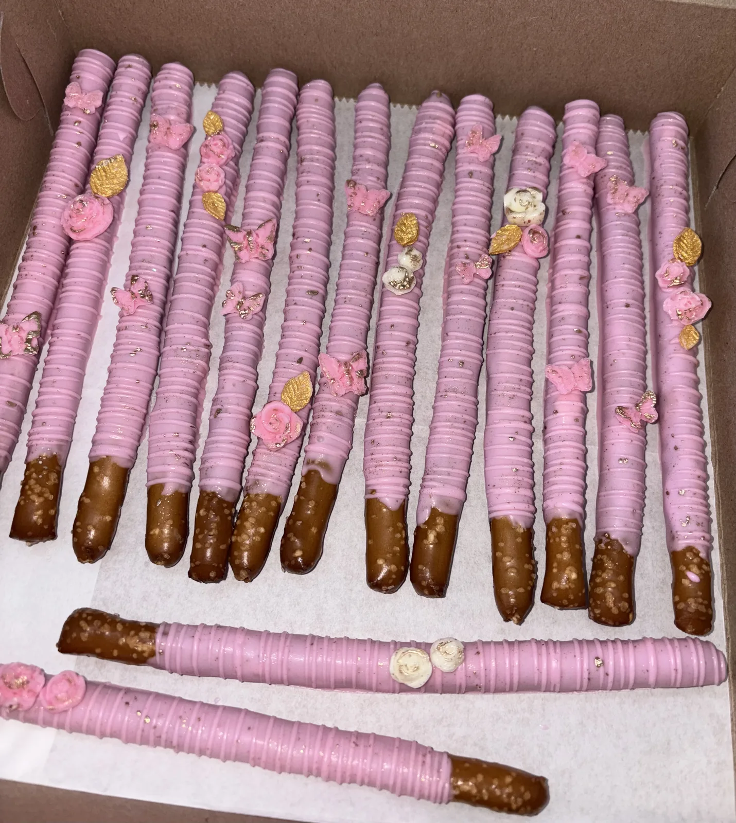 Pretzels cubiertos
